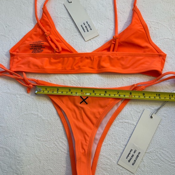 Boutine LA Orange Bikini Set NWT size M Beach Resort Vacation Wear - Picture 6 of 10